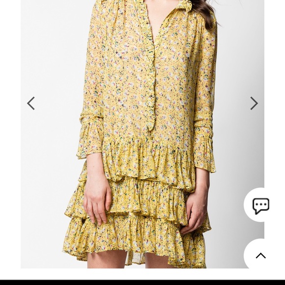 - Zadig & Voltaire Rebbie Anemone Dress Size Small - Picture 11 of 16